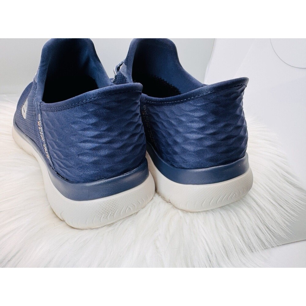 Skechers Men Slip-ins: Summits - High Range Men’s 7 Wide Navy Blue Excellent - Picture 5 of 10